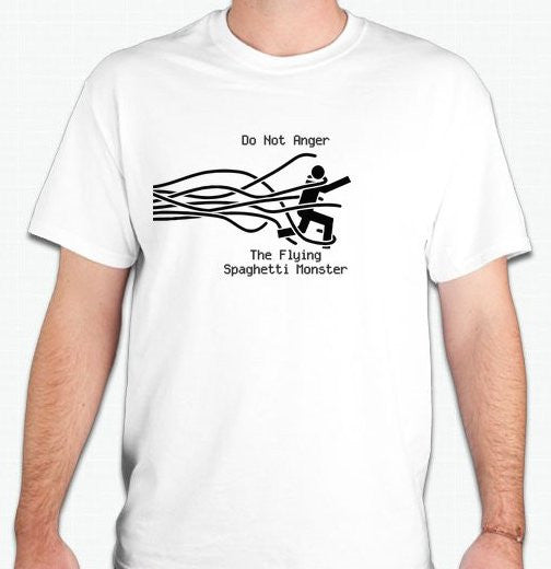 Do Not Anger The Flying Spaghetti Monster T-shirt | Blasted Rat