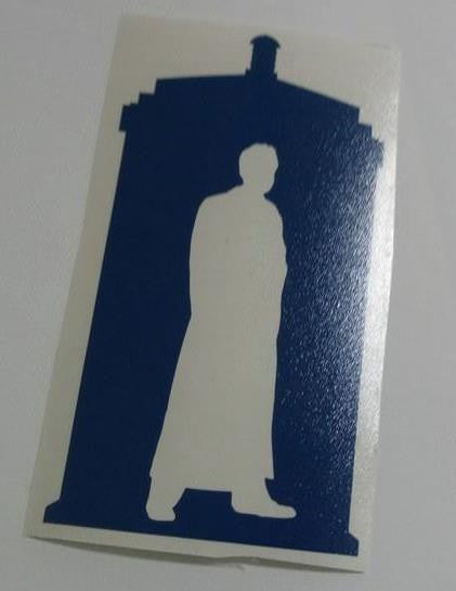 Dr Who 10th Doctor Tardis | Die Cut Vinyl Sticker Decal