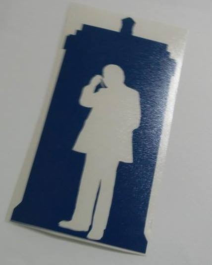 Dr Who 1st Doctor Tardis | Die Cut Vinyl Sticker Decal