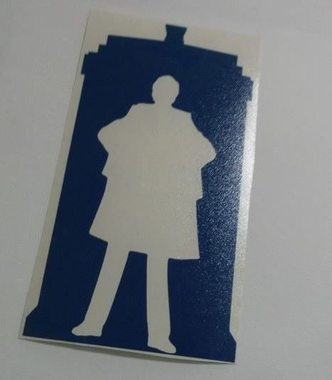 Dr Who 3rd Doctor Tardis | Die Cut Vinyl Sticker Decal