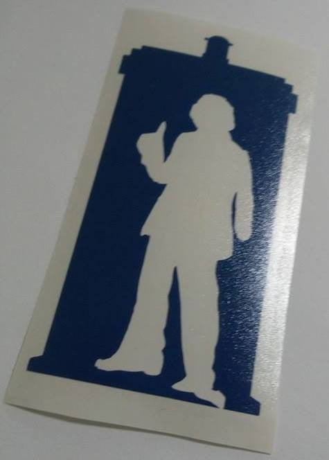 Dr Who 4th Doctor Tardis Variation | Die Cut Vinyl Sticker Decal
