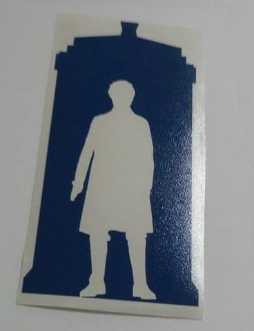 Dr Who 8th Doctor Tardis | Die Cut Vinyl Sticker Decal