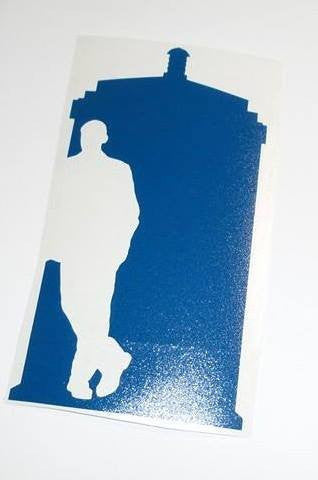 Dr Who 9th Doctor Tardis | Die Cut Vinyl Sticker Decal