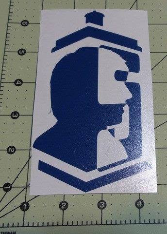 Dr Who 5th Doctor | Die Cut Vinyl Sticker Decal