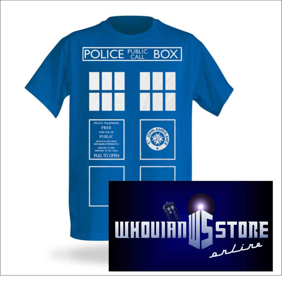Doctor Who Police Box T-shirt | Blasted Rat