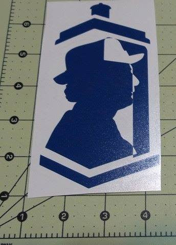 Dr Who 7th Doctor | Die Cut Vinyl Sticker Decal
