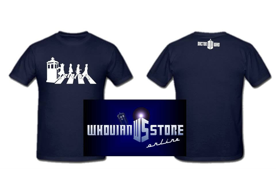 Doctor Who Tardis Abbey Road T-shirt | Blasted Rat