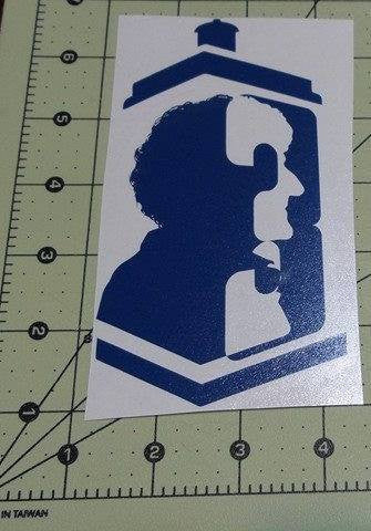 Dr Who 3rd Doctor | Die Cut Vinyl Sticker Decal