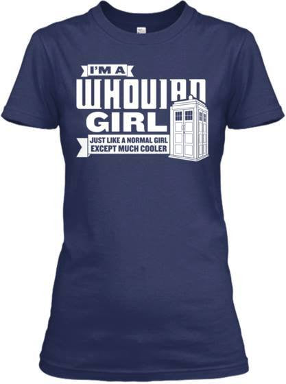 Doctor Who Whovian Girl T-shirt | Blasted Rat