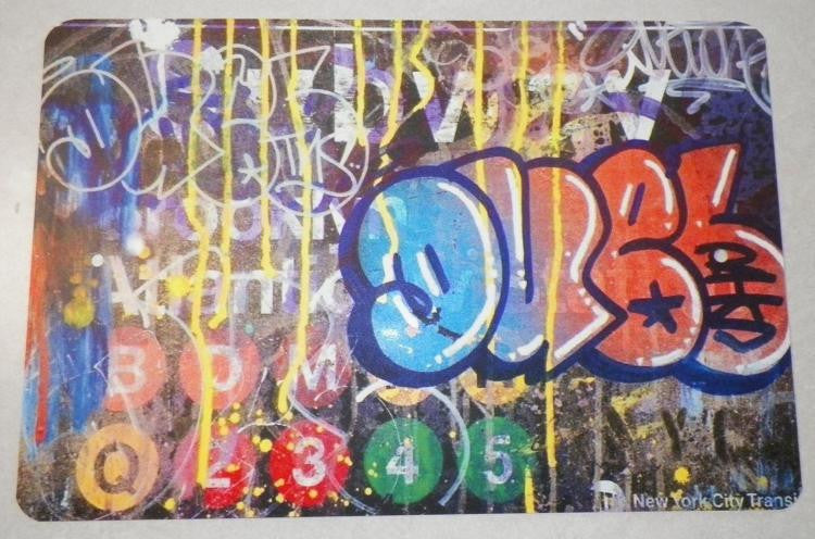 Duel Graffiti NYC Bombed Subway Sign Replica 11x14" | Blasted Rat