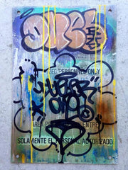 Duel Graffiti NYC Street Sign Replica 11x14" | Blasted Rat