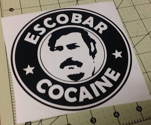 Escobar Cocaine | Die Cut Vinyl Sticker Decal | Blasted Rat