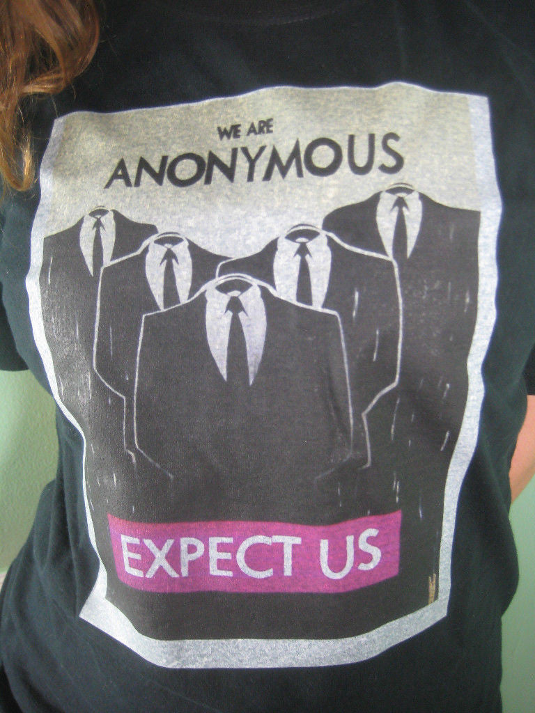 We Are Anonymous Expect Us T-shirt