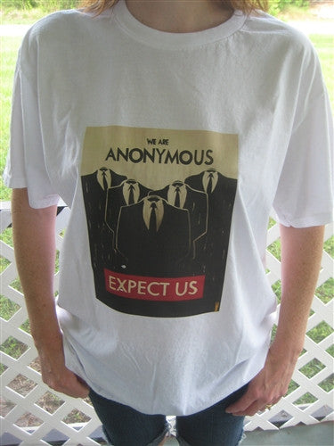 We Are Anonymous | Expect Us T-shirt | Blasted Rat