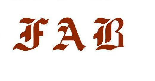 FAB Logo | Die Cut Vinyl Sticker Decal | Blasted Rat