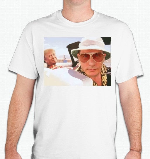 Fear And Loathing In Las Vegas Trump Putin Political Joke T-shirt | Blasted Rat