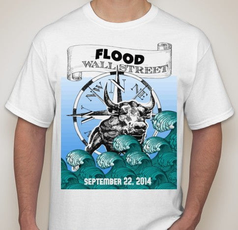 Flood Wall Street September 22 2014 Occupy T-shirt | Blasted Rat