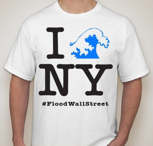Flood Wall Street NY T-shirt | Blasted Rat