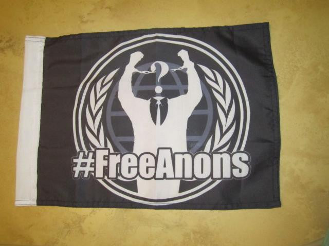 FreeAnons support 5x4" Mini Flag