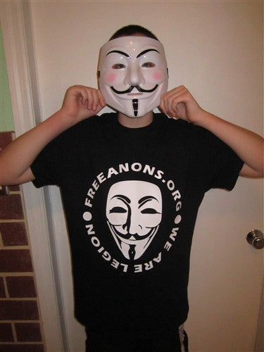 Anonymous FreeAnons.org | We Are Legion T-shirt | Blasted Rat