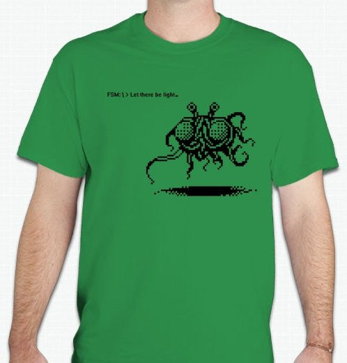 FSM 8-bit Let There Be Light T-shirt | Blasted Rat