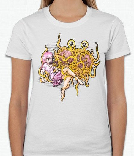 Flying Spaghetti Monster Hentai T-shirt | Blasted Rat