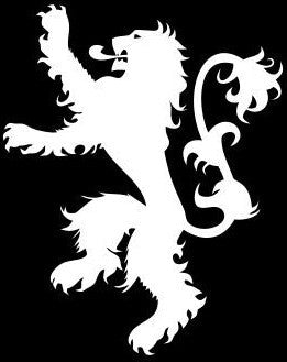 House Lannister Logo, Game of Thrones  - Die Cut Vinyl Sticker Decal