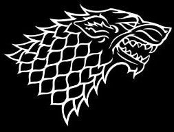 House Stark Logo, Game of Thrones  - Die Cut Vinyl Sticker Decal