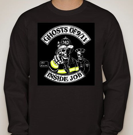 Ghosts of 9/11 Long Sleeve T-shirt | Blasted Rat