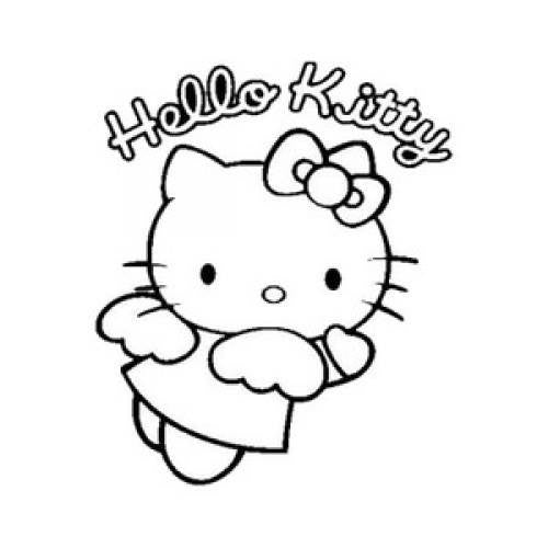 Hello Kitty Angel With Wings Die Cut Vinyl Sticker Decal