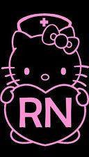 Hello Kitty Nurse Die Cut Vinyl Sticker Decal