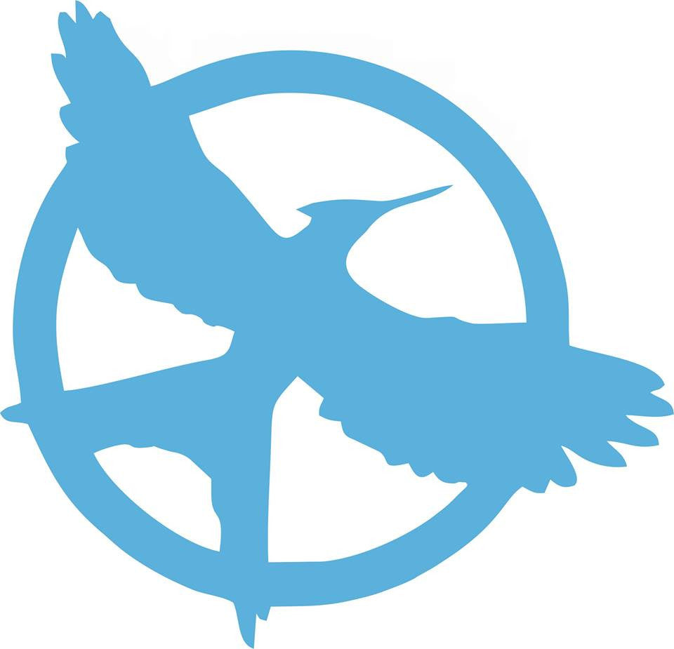 The Hunger Games Saga Mockingjay Logo | Die Cut Vinyl Sticker Decal | Blasted Rat
