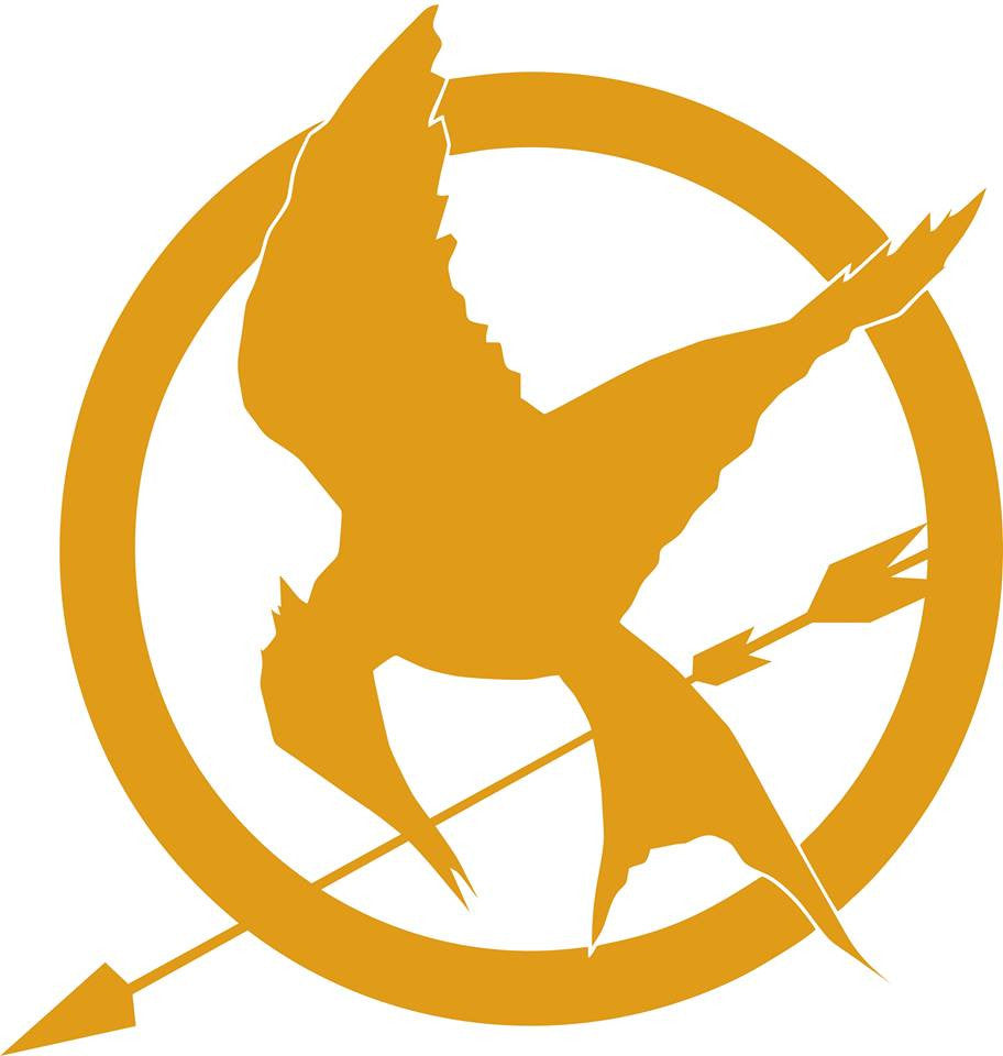 The Hunger Games Saga Logo | Die Cut Vinyl Sticker Decal | Blasted Rat