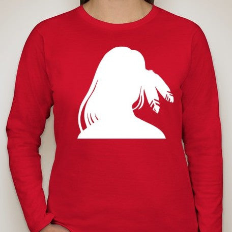 Idle No More Stolen Sisters Women Long Sleeve T-shirt | Blasted Rat