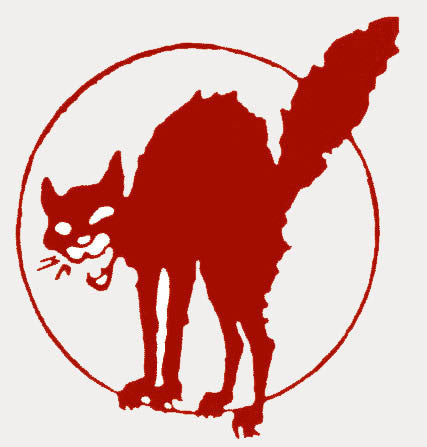 IWW Anarchist Sabotage Cat Logo | Die Cut Vinyl Sticker Decal | Blasted Rat