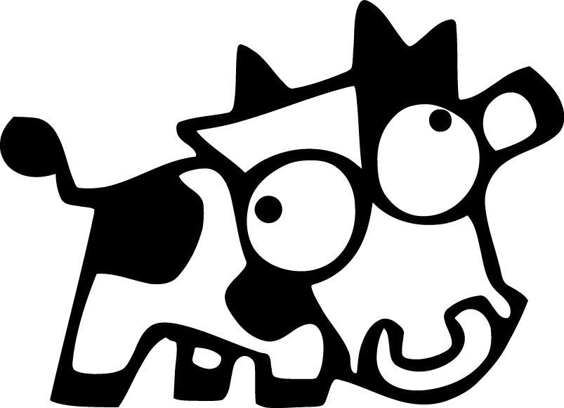 Mad Cow JDM Racing | Die Cut Vinyl Sticker Decal | Blasted Rat