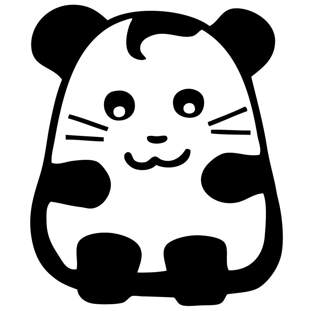 Cartoon Hamster JDM Racing | Die Cut Vinyl Sticker Decal | Blasted Rat