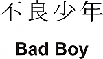 Bad Boy Kanji JDM Racing | Die Cut Vinyl Sticker Decal | Blasted Rat