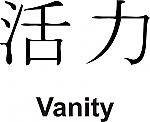 Vanity Kanji JDM Racing | Die Cut Vinyl Sticker Decal | Blasted Rat