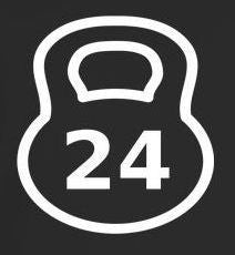 24 Kg Kettlebell Crossfit MMA |  Die Cut Vinyl Sticker Decal