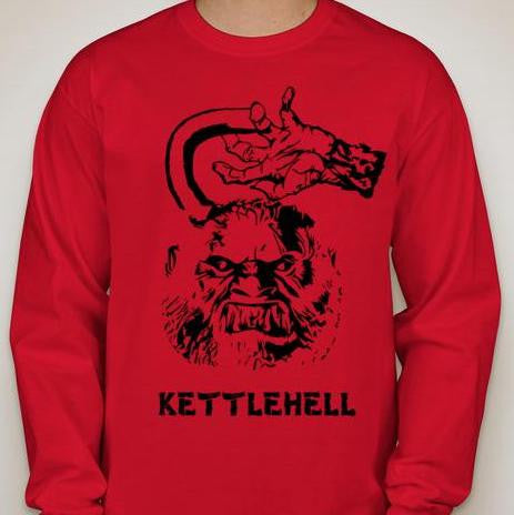 Kettlehell Kettlebell MMA Crossfit Long Sleeve T-shirt