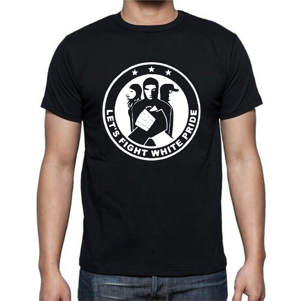 Lets Fight White Prides Antifa Antifascist T-Shirt