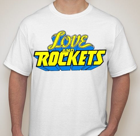 Love And Rockets Cartoon Logo T-shirt | Blasted Rat
