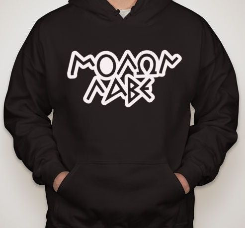 Molon Labe Graffiti Hoodie | Blasted Rat