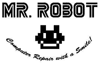 Mr Robot TV Show Computer Repair With A Smile | Die Cut Vinyl Sticker Decal