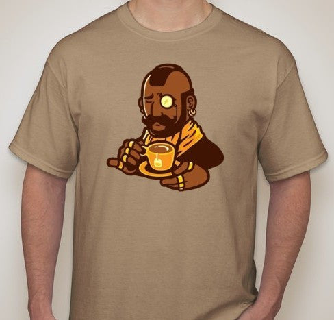 Mr T Drinking Tea Like a Sir T-shirt | Blasted Rat
