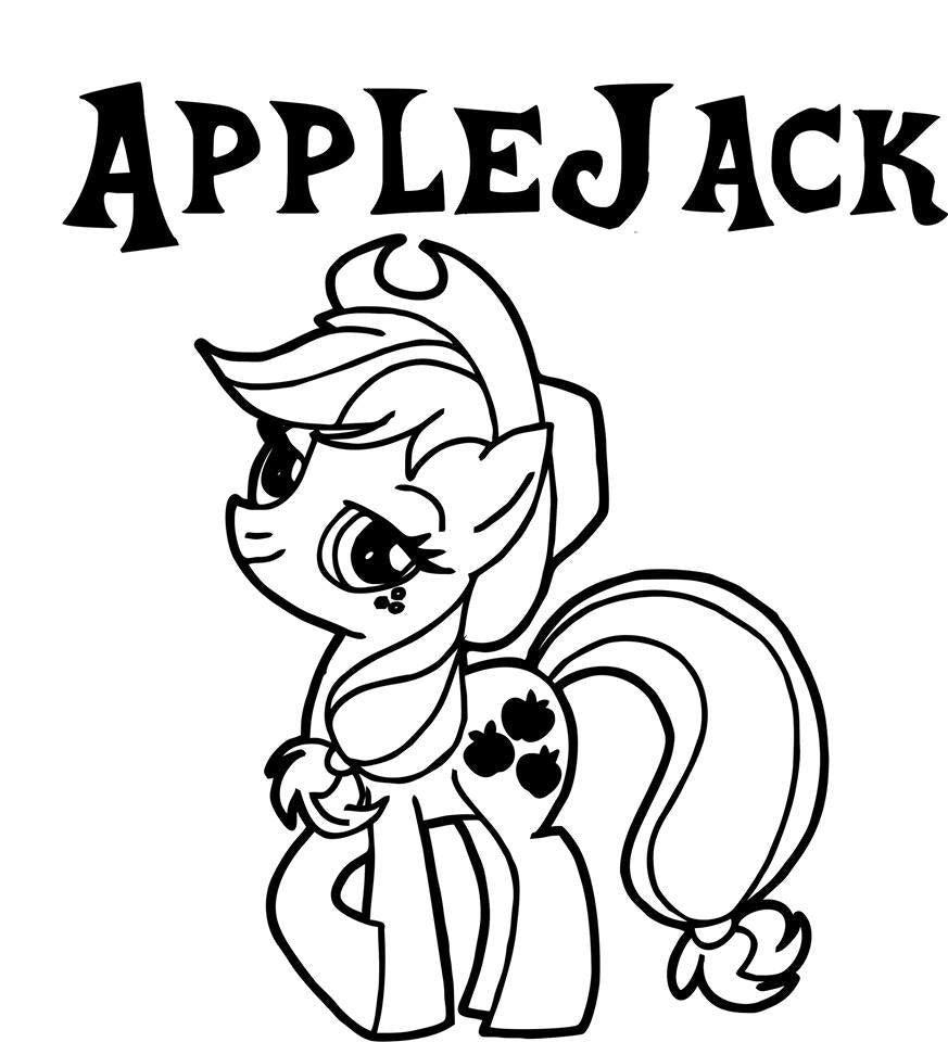 My Little Pony Applejack Variation2 Die Cut Vinyl Sticker Decal