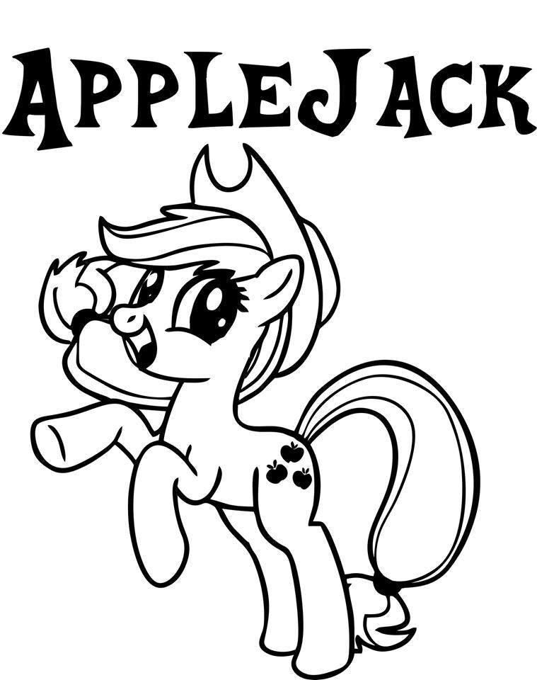 My Little Pony Applejack Variation3 Die Cut Vinyl Sticker Decal
