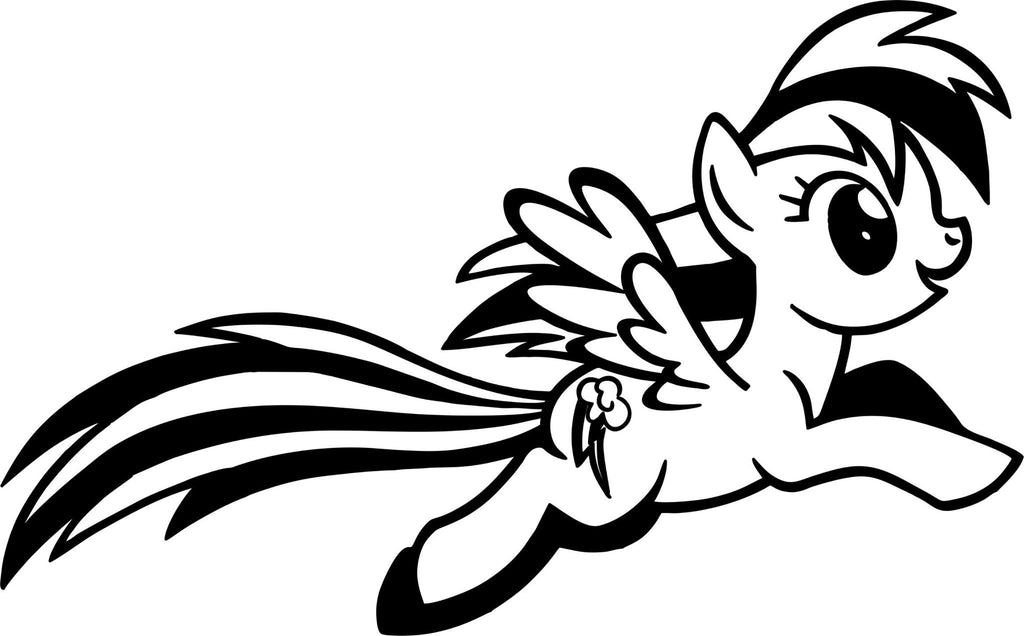 My Little Pony Thunder Cloud Die Cut Vinyl Sticker Decal