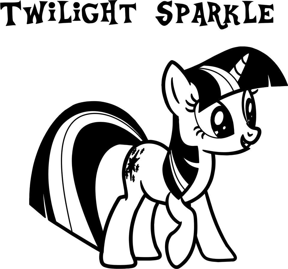 My Little Pony Twilight Sparkle Variation - Die Cut Vinyl Sticker Decal